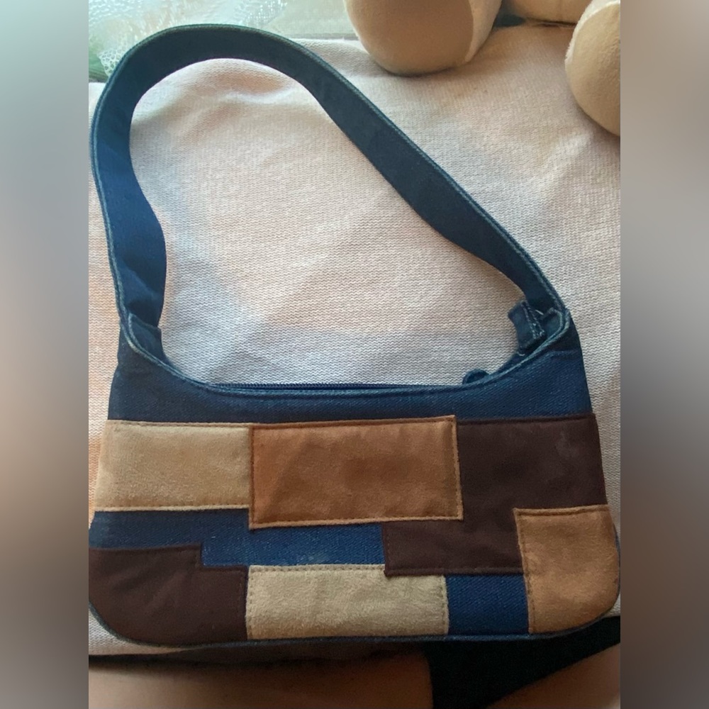 denim purse